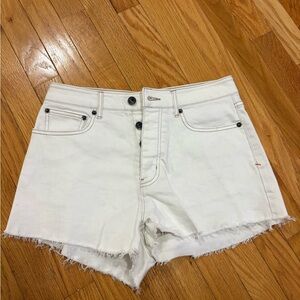 Women’s White Jean Shorts 27